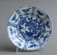 A small Chinese late Ming Kraak dish, Wanli