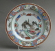 A good quality Chinese export famille rose plate dating from the Yongzheng to early Qianlong period