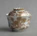 A Chinese covered bowl with European gilt decoration, Qianlong