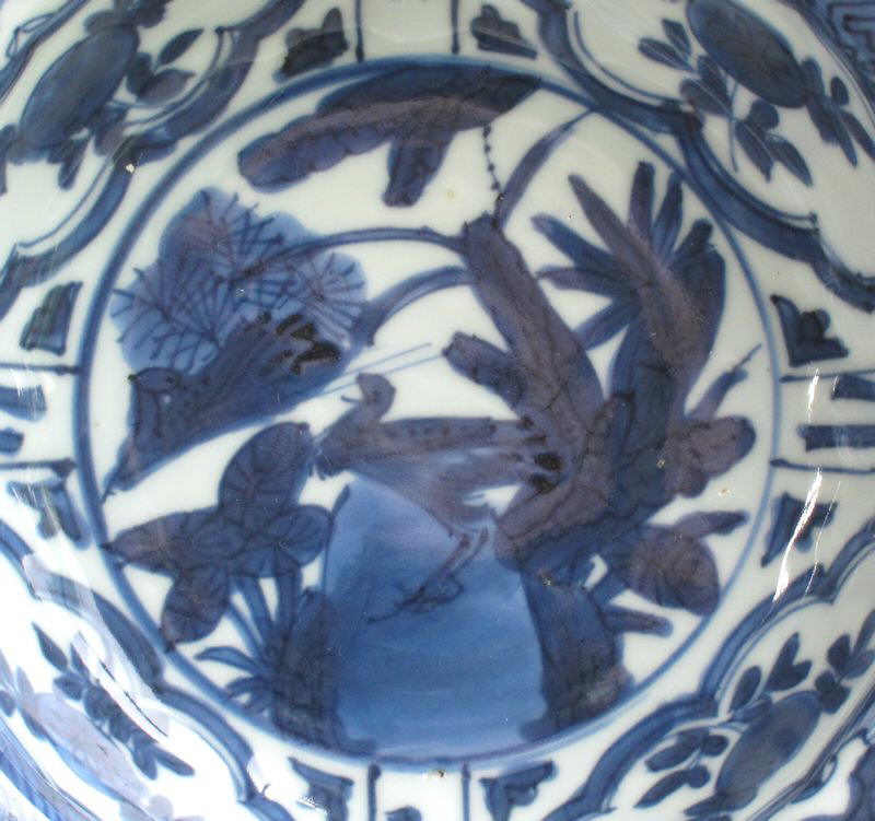 Kraak ware (kraaksporselein) klapmuts bowl, Wanli c1610